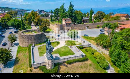 Vue panoramique de la forteresse Telavi, Géorgie Banque D'Images