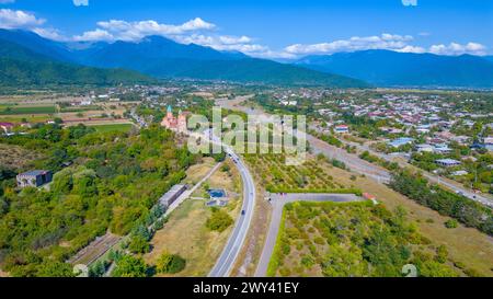 Église des Archanges de Gremi et Tour Royale en Géorgie Banque D'Images