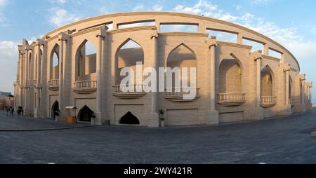 Amphithéâtre dans le village culturel de Katara à Doha, Qatar Banque D'Images