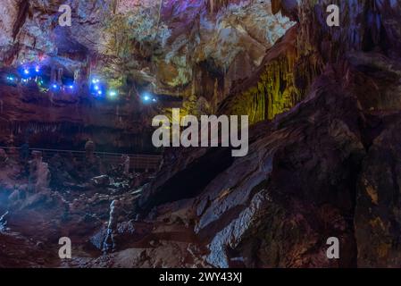 Vue de la grotte Prometheus près de Kutaisi, Géorgie Banque D'Images