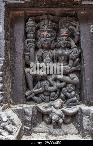 Temple Surya Narayan, temple du Soleil, Nirath, Himachal Pradesh, Inde Banque D'Images