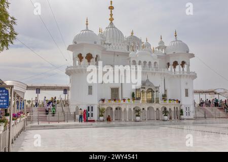 Gurudwara Takht Sri Kesgarh Sahib, Anandpur Sahib, Punjab, Inde Banque D'Images