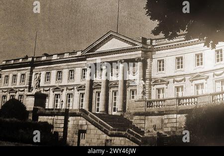 France 1939 - le Palais de Marie-Louise à Compiègne -France 1939 - le Palais de Marie-Louise à Compiègne - Banque D'Images