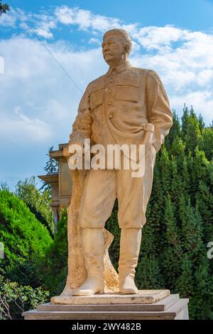 Statue de Josif Staline à Gori, Géorgie Banque D'Images