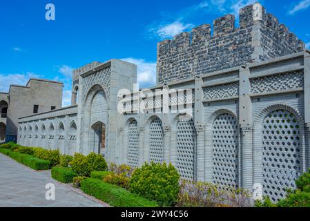 Cour au château Akhaltsikhe (Rabati) en Géorgie Banque D'Images