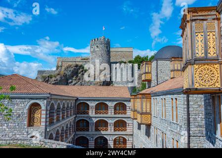 Cour au château Akhaltsikhe (Rabati) en Géorgie Banque D'Images