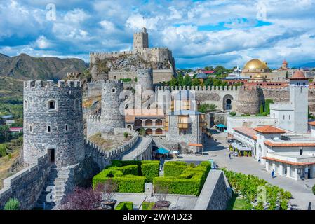 Cour au château Akhaltsikhe (Rabati) en Géorgie Banque D'Images