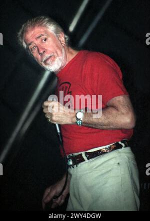 John Mayall se produisant au Skanevik Blues Festival, Norvège, 2001 Banque D'Images