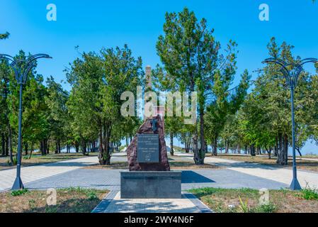 Mémorial complexe Kitskany tête de pont près de Tiraspol, Moldavie Banque D'Images