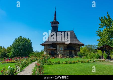 La petite église du Musée du village à Chisinau, Moldavie Banque D'Images