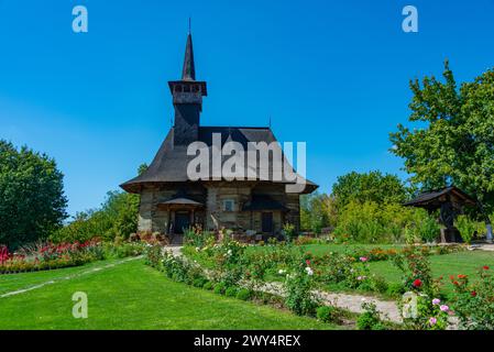 La petite église du Musée du village à Chisinau, Moldavie Banque D'Images