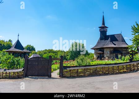 La petite église du Musée du village à Chisinau, Moldavie Banque D'Images