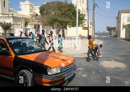 Saint Louis, Sénégal. 31 mars 2024. © Nicolas Remene/le Pictorium/MAXPPP - Saint-Louis 31/03/2024 Nicolas Remene/le Pictorium - 31/03/2024 - Senegal/Saint-Louis/Saint-Louis - Maison d'arret et de correction de Saint-Louis au Sénégal, le 21 décembre 2018. - Valeurs ACtuelles out, no jdd, jdd out, RUSSIA OUT, NO RUSSIA #norussia/31/03/2024 - Sénégal/Saint-Louis/Saint-Louis - prison et établissement correctionnel de Saint-Louis au Sénégal, 21 décembre 2018. Crédit : MAXPPP/Alamy Live News Banque D'Images