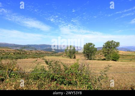 Beau paysage près de Borova dans le parc national Hotova-Dangell, Albanie Banque D'Images