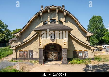 Krefeld, Alte Abwasser-Reinigungsanlage, Altes Klärwerk, erbaut 1910 von Georg Bruggaier Banque D'Images