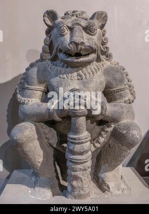 Narasimha, 10ème siècle, Verinag, Sri Pratap Singh Museum, Srinagar, Cachemire, Inde Banque D'Images