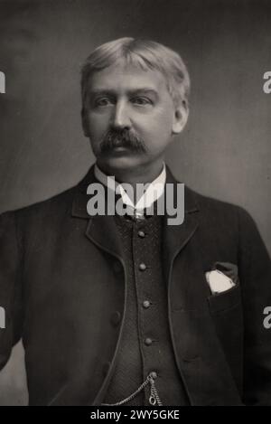 (Francis) Bret Harte (1836-1902) éditeur et scénariste américain - photographe inconnu - photographe inconnu Banque D'Images