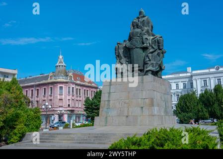 Monument des héros dans la ville roumaine Arad Banque D'Images