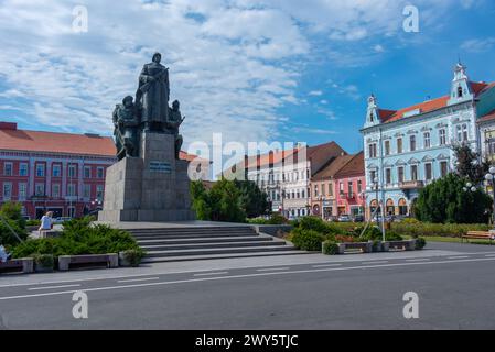 Monument des héros dans la ville roumaine Arad Banque D'Images