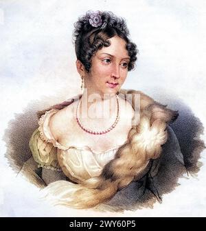 Anne-Francoise-Hippolyte Boutet, besser bekannt als Mademoiselle mars geb. 9. Février 1779 à Paris, Gest. 20. März 1847 ebenda, War eine Französische Banque D'Images