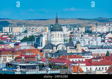 Dormition de la cathédrale métropolitaine de la mère de Dieu à Cluj-Napoca, Roumanie Banque D'Images