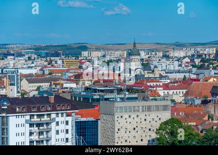 Dormition de la cathédrale métropolitaine de la mère de Dieu à Cluj-Napoca, Roumanie Banque D'Images