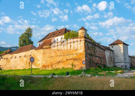 La forteresse-sur-Straja dans la ville roumaine Brasov Banque D'Images