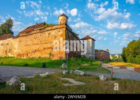 La forteresse-sur-Straja dans la ville roumaine Brasov Banque D'Images