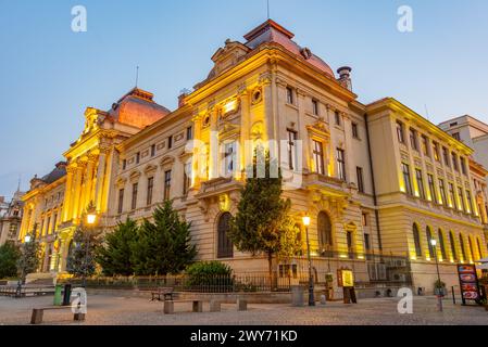 Banque nationale de Roumanie à Bucarest Banque D'Images