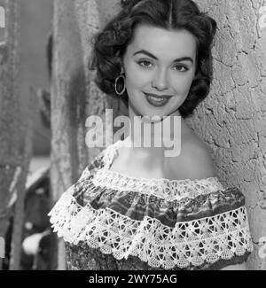 BARBARA RIUSH (1927-2024) actrice américaine vers 1952 Banque D'Images