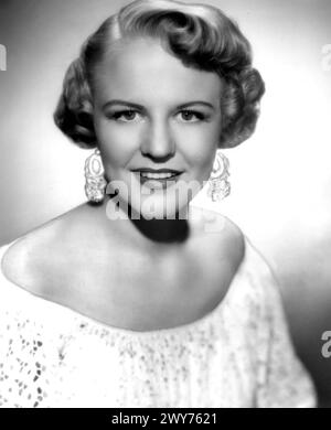 PEGGY LEE (1920-2002) chanteuse américaine et actrice de cinéma en 1950 Banque D'Images