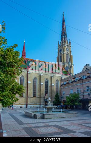 Nom de Marie église catholique dans la ville serbe Novi Sad Banque D'Images