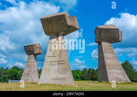 Parc commémoratif de Bubanj dans la ville Sebrian Nis Banque D'Images