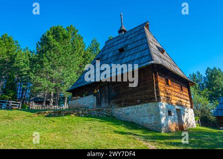 Musée en plein air Staro Selo à Sirogojno en Serbie Banque D'Images