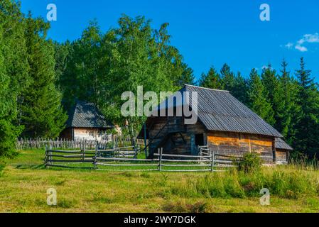 Musée en plein air Staro Selo à Sirogojno en Serbie Banque D'Images