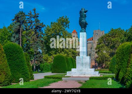 Monument de reconnaissance à la France à Belgrade, Serbie Banque D'Images