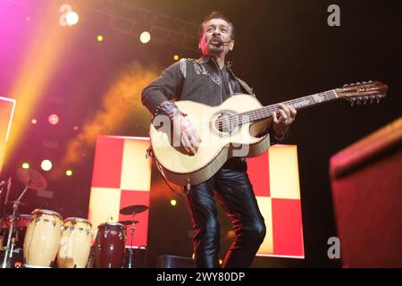 Madrid, Espagne. 04th Apr, 2024. Le groupe musical Los Tigres Del Norte se produit lors d'un concert au WizCenter de Madrid, le 4 avril 2024, en Espagne (photo d'Oscar Gonzalez/Sipa USA) crédit : Sipa USA/Alamy Live News Banque D'Images