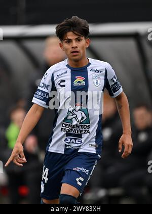 AMSTERDAM - Isaac Banuelos de CF Pachuca U17 lors du match Ajax future Cup 2024 entre CF Pachuca O17 et FC Nordsjaelland O17 au complexe sportif de Toekomst le 1er avril 2024 à Amsterdam, pays-Bas. ANP | Hollandse Hoogte | GERRIT VAN COLOGNE Banque D'Images