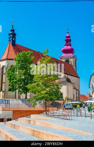 Église Saint-Georges dans la ville slovène de Ptuj Banque D'Images