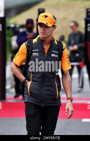 Suzuka, Japon. 05th Apr, 2024. Lando Norris (GBR) McLaren. Championnat du monde de formule 1, Rd 4, Grand Prix du Japon, vendredi 5 avril 2024. Suzuka, Japon. Crédit : James Moy/Alamy Live News Banque D'Images