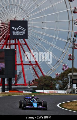 Suzuka, Japon. 05th Apr, 2024. Pierre Gasly (FRA) Alpine F1 Team A524. Championnat du monde de formule 1, Rd 4, Grand Prix du Japon, vendredi 5 avril 2024. Suzuka, Japon. Crédit : James Moy/Alamy Live News Banque D'Images