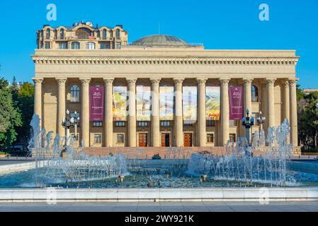 Bakou, Azerbaïdjan, 16 septembre 2023 : Musée de l'indépendance de l'Azerbaïdjan à Bakou Banque D'Images