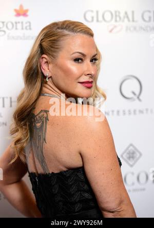 Photo du dossier datée du 19/11/16 d'Anastacia arrivant au Global Gift Gala Charity Fundraiser, à l'hôtel Corinthia, Londres. Anastacia a dit qu'une tumeur cérébrale redoutée s'est avérée être la ménopause. Date d'émission : vendredi 5 avril 2024. Banque D'Images