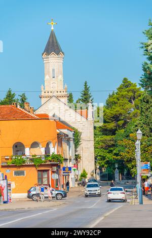 Trebinje, Bosnie-Herzégovine, 11 juillet 2023 : Cathédrale Temple de la Sainte Transfiguration de notre Seigneur à Trebinje, Bosnie-Herzégovine Banque D'Images