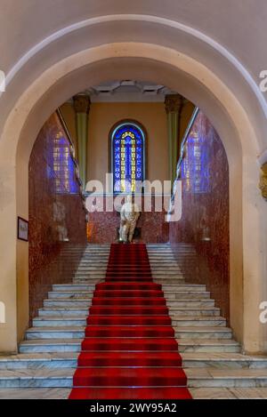 Gori, Géorgie, 1er septembre 2023 : intérieur du musée Staline à Gori, Géorgie Banque D'Images