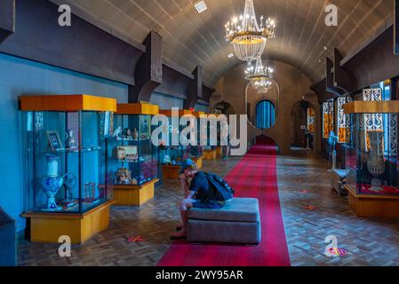 Gori, Géorgie, 1er septembre 2023 : intérieur du musée Staline à Gori, Géorgie Banque D'Images