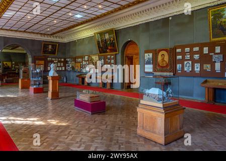 Gori, Géorgie, 1er septembre 2023 : intérieur du musée Staline à Gori, Géorgie Banque D'Images