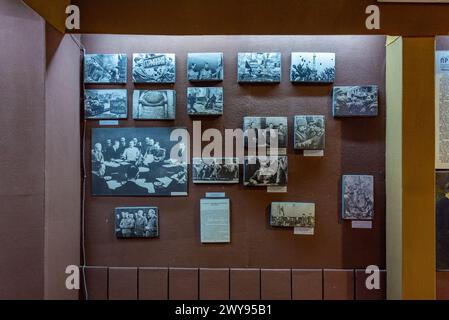 Gori, Géorgie, 1er septembre 2023 : intérieur du musée Staline à Gori, Géorgie Banque D'Images