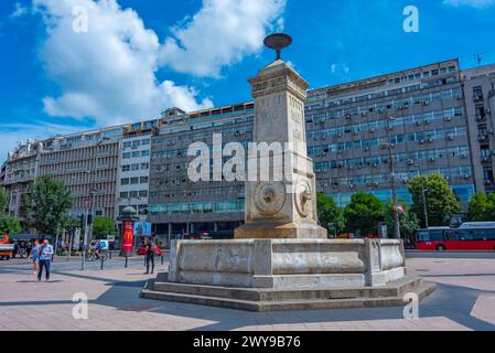 Belgrade, Serbie, 31 juillet 2023 : place Terazije à Belgrade, serbie. Banque D'Images