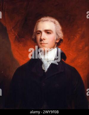 William Grenville, 1er baron Grenville (1759-1834), homme politique conservateur et premier ministre du Royaume-Uni de 1806 à 1807, portrait peint à l'huile sur toile par John Hoppner, vers 1800 Banque D'Images